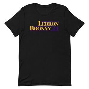 Lebron James  Bronny James T-Shirt Father Son La Basketball Presidential Tee